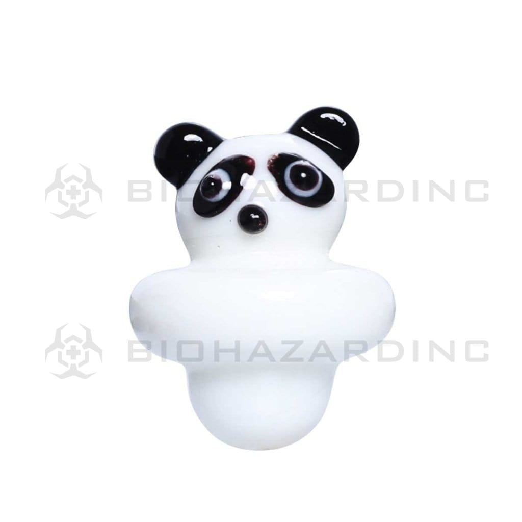 Novelty | Panda Carb Cap | Black & White Carb Cap Biohazard Inc   