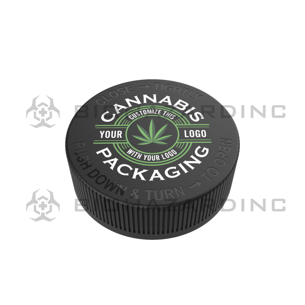 Custom Packaging & Private Labeling | Printed Caps | Flower Glass Jars, Concentrate Jars, & more Custom Packaging Biohazard Inc