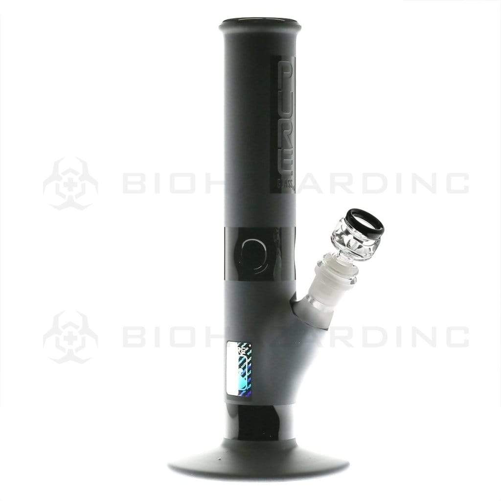 PURE Glass | Classic Straight Water Pipe | 12"  - 14mm - Various Colors Glass Bong Pure Glass   
