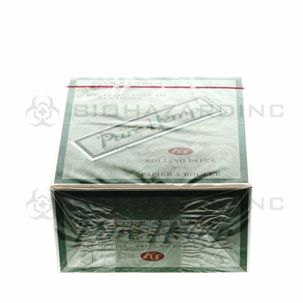 Pure Hemp | 'Retail Display' Classic Rolling Papers King Size | 110mm - White Paper - 50 Count Rolling Papers Pure Hemp   