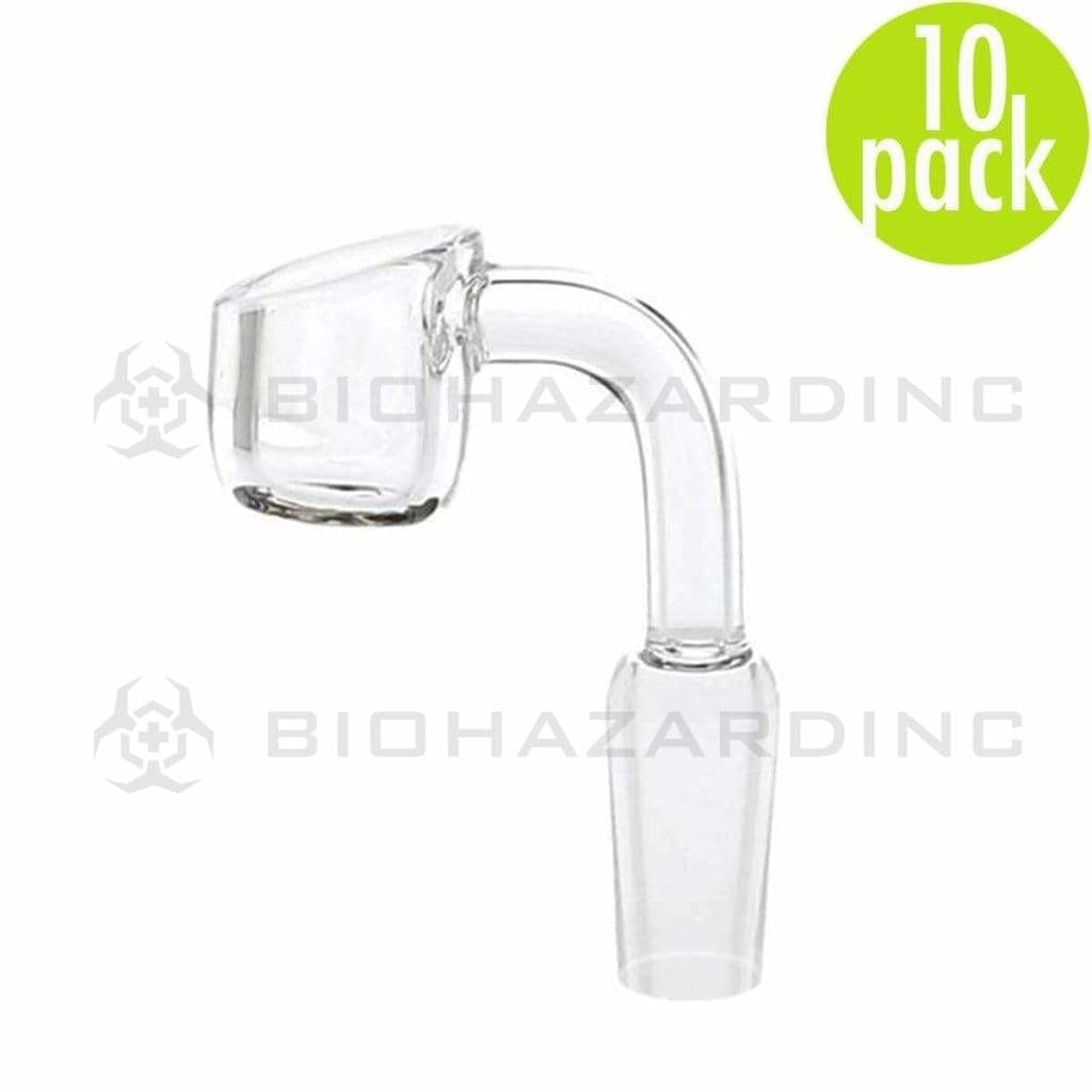 Banger | Quartz Banger Heavy | 14mm - Male - 10 Count Quartz Banger Biohazard Inc