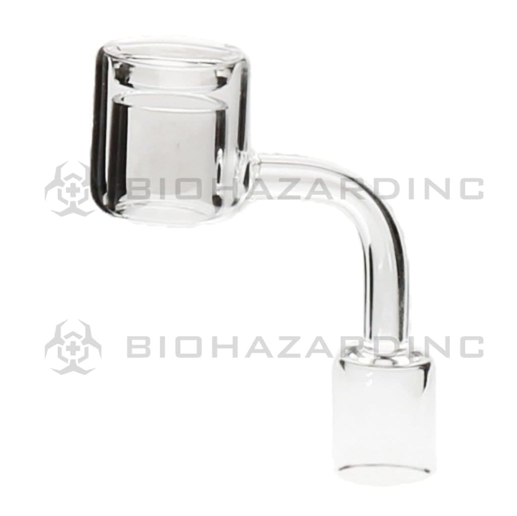 Banger | Quartz Banger Flat Thermal | 19mm - Male Quartz Banger Biohazard Inc