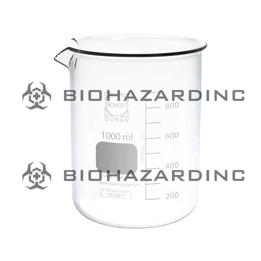 Schott DURAN® | Scientific Beaker | 1,000mL Scientific Lab Beaker Schott Duran