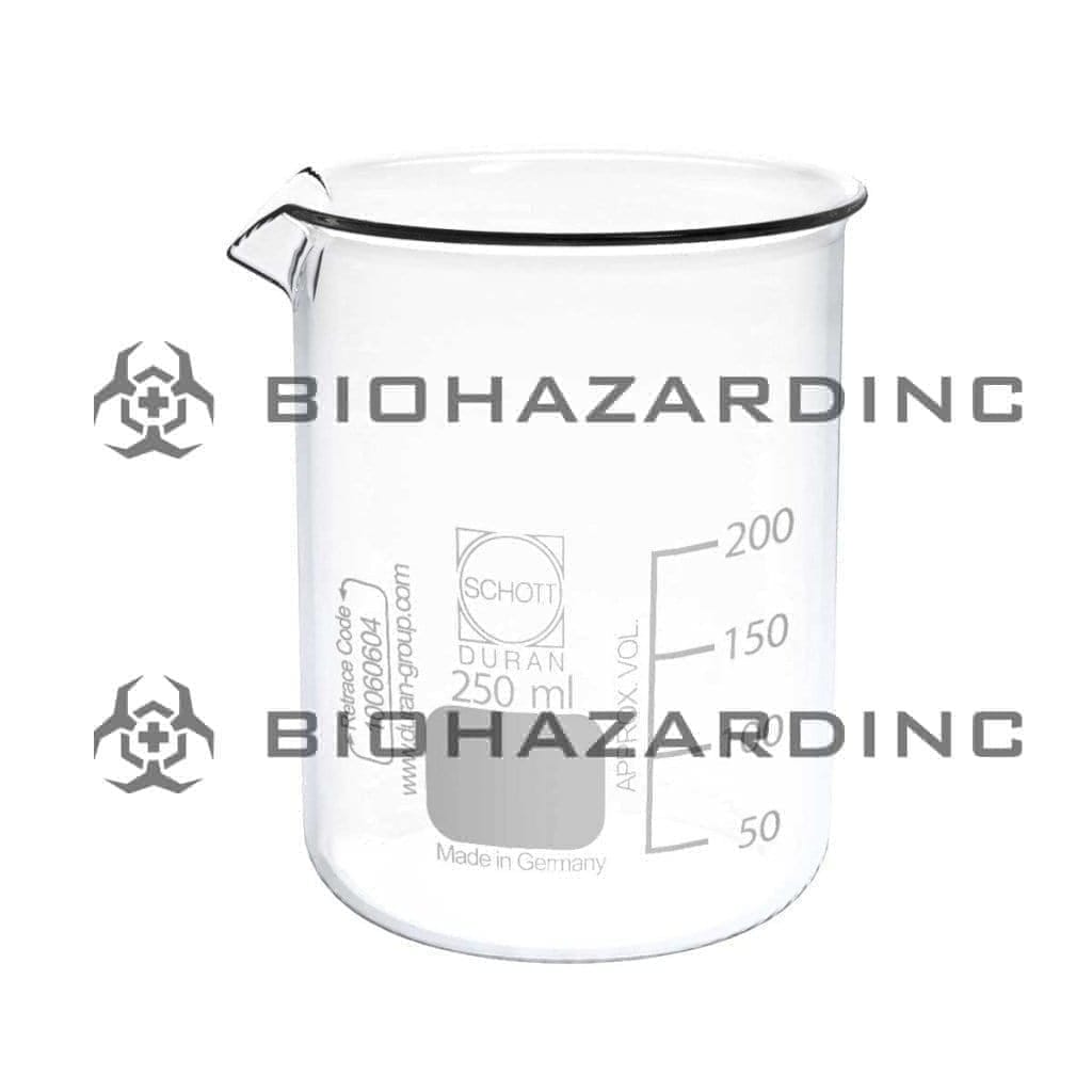 Schott DURAN® | Scientific Beaker | 250mL Scientific Lab Beaker Schott Duran