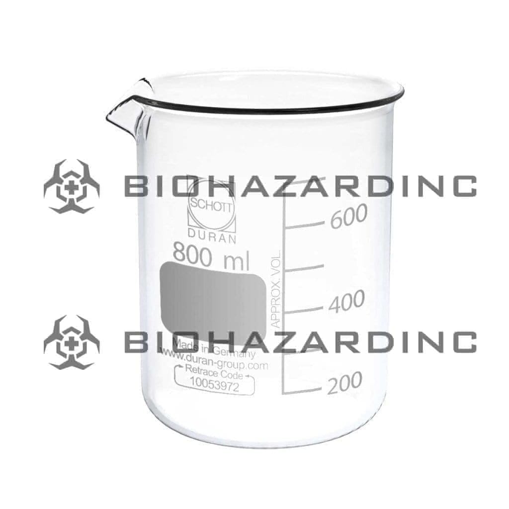 Schott DURAN® | Scientific Beaker | 800mL Scientific Lab Beaker Schott Duran