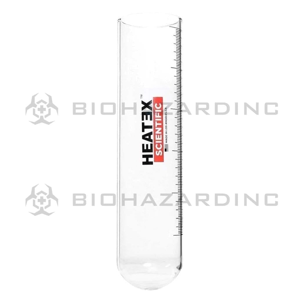 HEATEX Scientific Glass Test Tube | 300mL Glass Test Tube Biohazard Inc