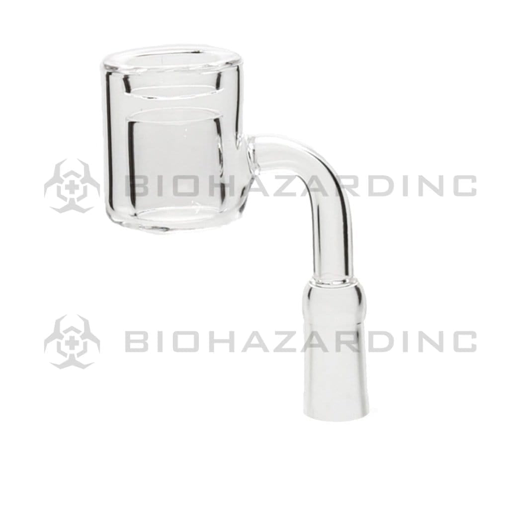 Banger | Quartz Banger Flat Thermal | 10mm - Female Quartz Banger Biohazard Inc   