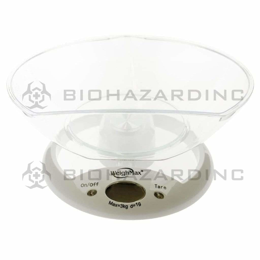 WeighMax | W-5800 Kitchen Scale | 3000g Capacity - 1g Readability Scale Weighmax