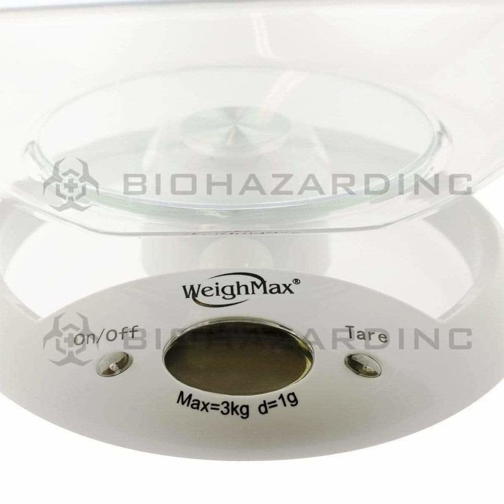 WeighMax | W-5800 Kitchen Scale | 3000g Capacity - 1g Readability Scale Weighmax