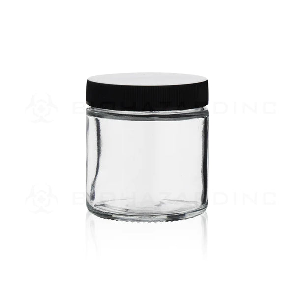 10oz Straight Sided Clear Glass Jars 72/Box