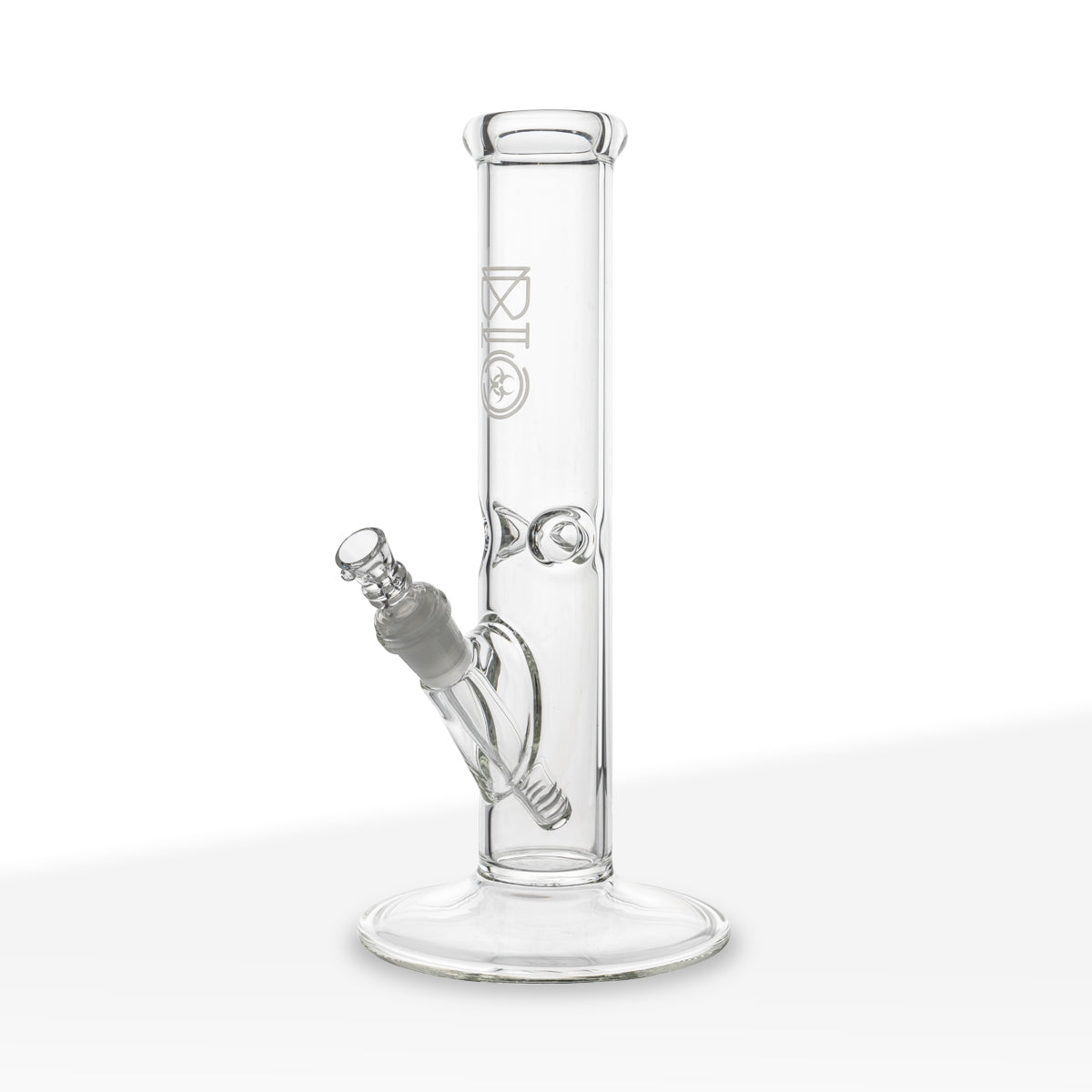 BIO Glass | Classic Straight Water Pipe | 12" - 14mm - Various Colors