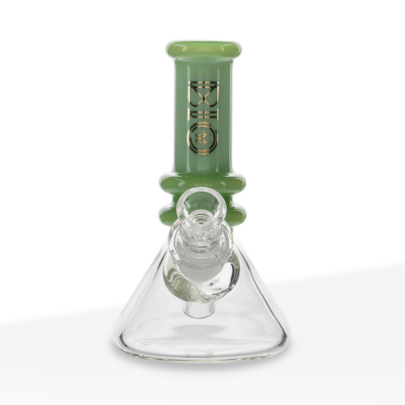 BIO Glass | Mini Heavy Duty Colored Neck Beaker Water Pipe | 5"  - 14mm - Various Colors