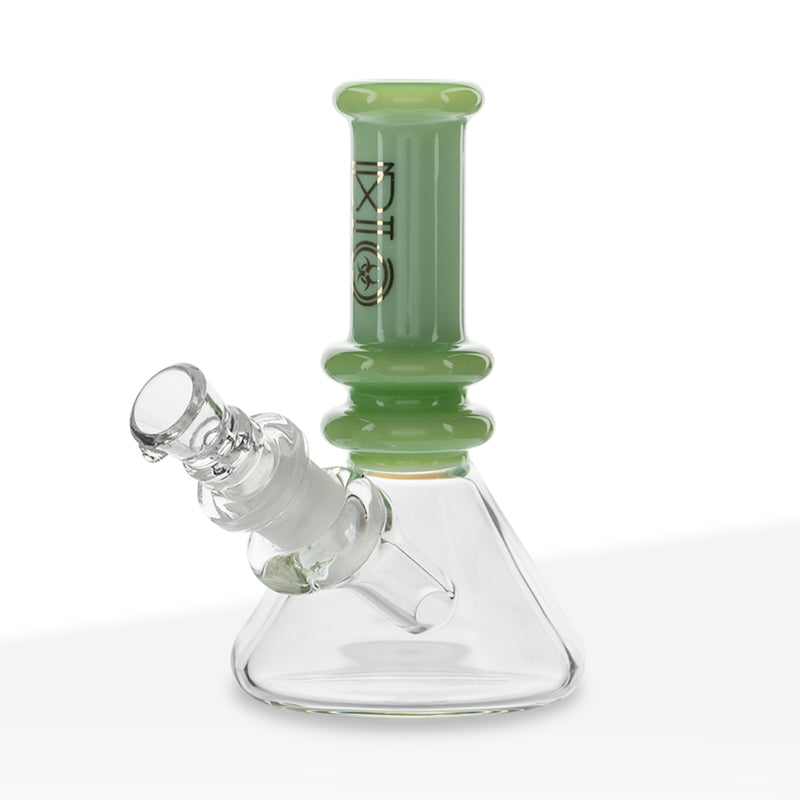BIO Glass | Mini Heavy Duty Colored Neck Beaker Water Pipe | 5"  - 14mm - Various Colors