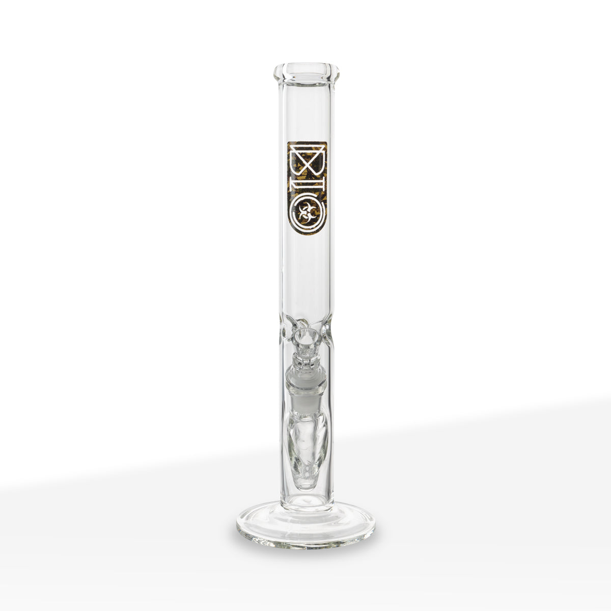 BIO Glass | 38 Special Classic Straight Water Pipe | 12" - 14mm - Various Colors Glass Bong Biohazard Inc Camo