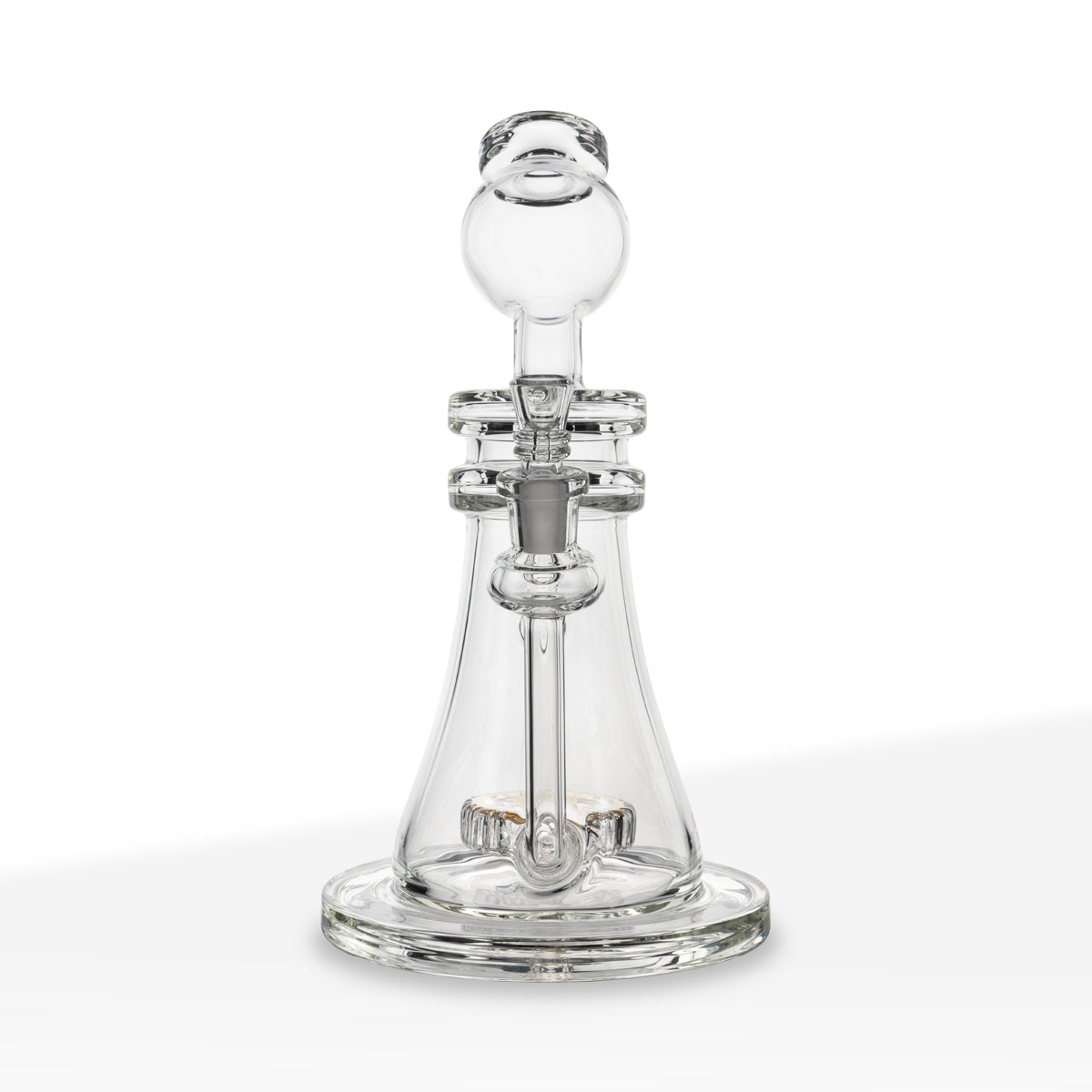BIO Glass | Bitcoin Dab Rig and Bong in One | 10" - 14mm - Clear