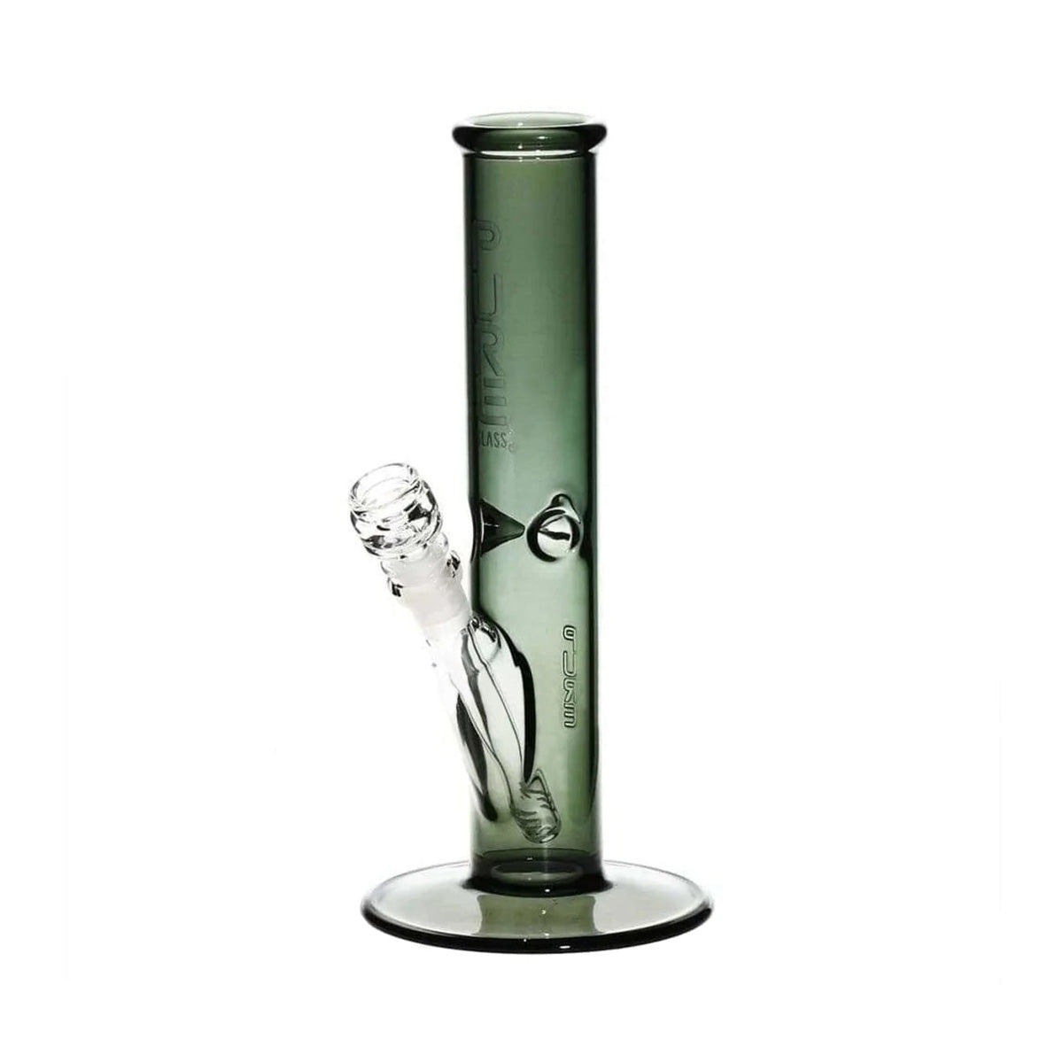 PURE Glass | Classic Straight Water Pipe | 12"  - 14mm - Various Colors