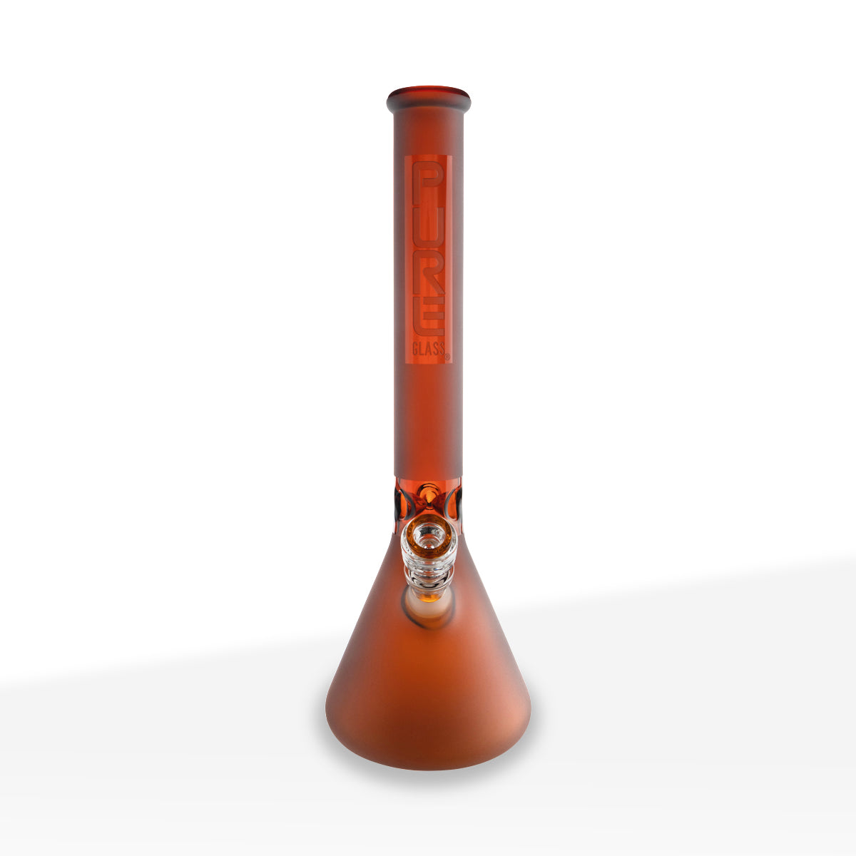 PURE Glass | Classic Beaker Water Pipe | 18" - 14mm - Various Colors