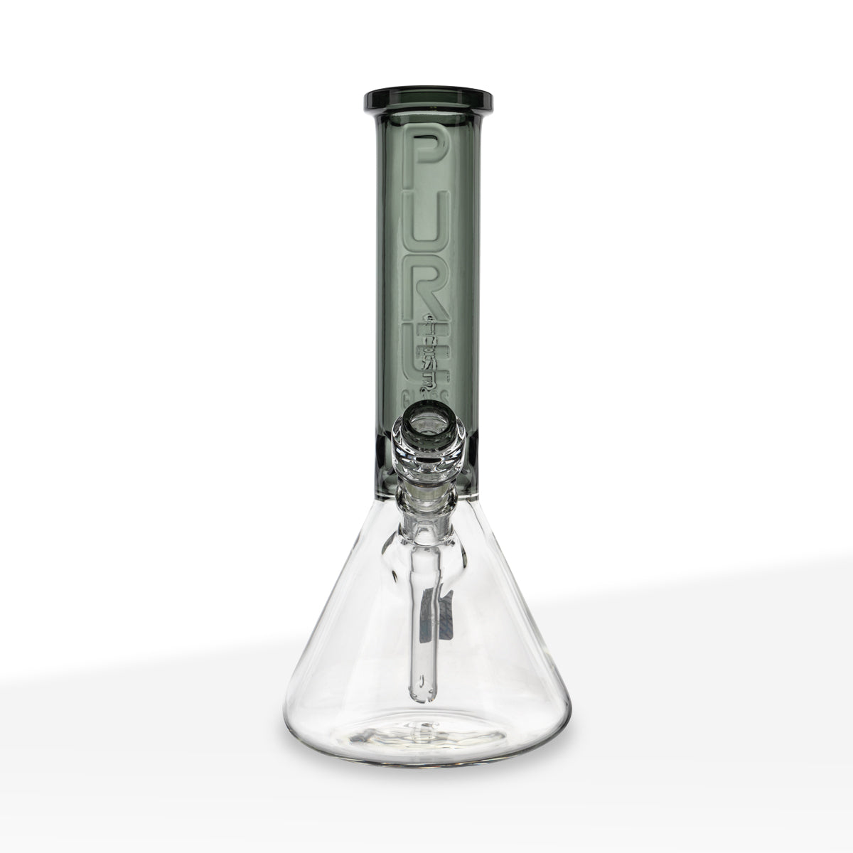 PURE Glass | Insight Classic Beaker Water Pipe | 12" - 14mm - Various Colors Glass Bong Pure Glass Smoke Black