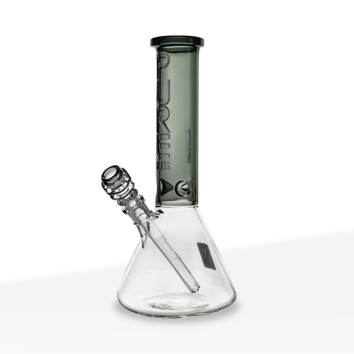 PURE Glass | Insight Classic Beaker Water Pipe | 12" - 14mm - Various Colors Glass Bong Pure Glass Smoke Black