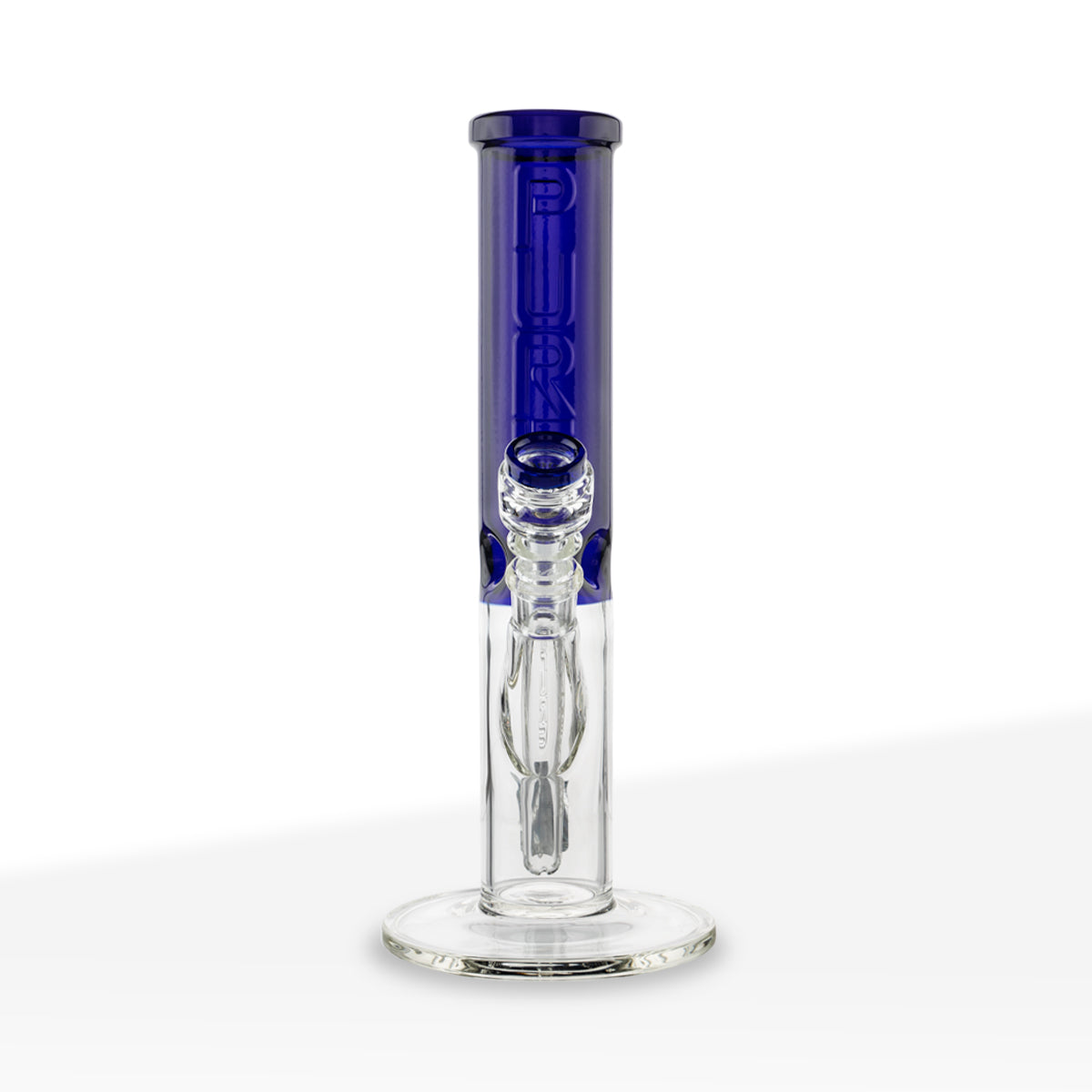 PURE Glass | Insight Classic Straight Water Pipe | 12" - 14mm - Various Colors Glass Bong Pure Glass Blue