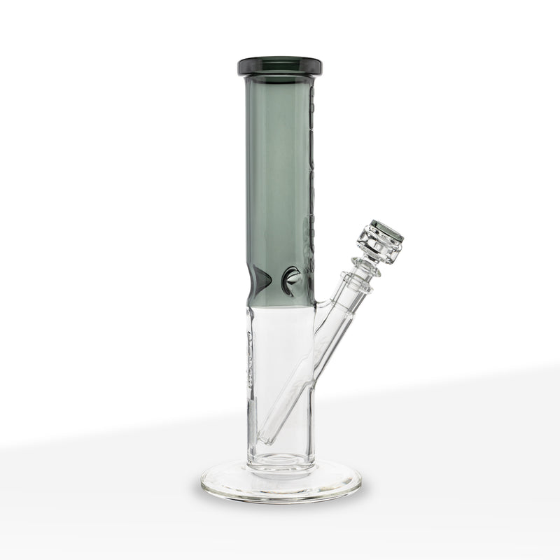 PURE Glass | Insight Classic Straight Water Pipe | 12" - 14mm - Various Colors Glass Bong Pure Glass Smoke Black