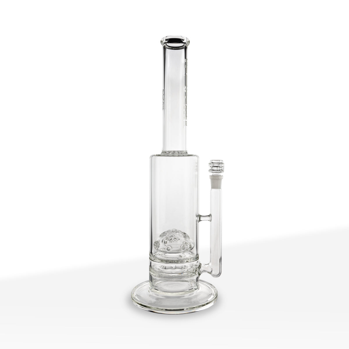 PURE Glass | KTFO II Halo/Reef Mushroom Percolator Water Pipe | 21" - 14mm - Clear