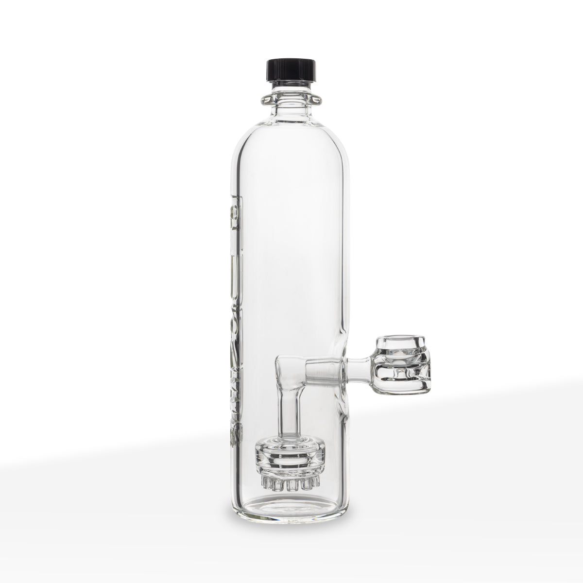 Pure Glass | Hydro Guard Bottle Water Pipe Mini Jellyfish Percolator | 9" - 14mm - Clear
