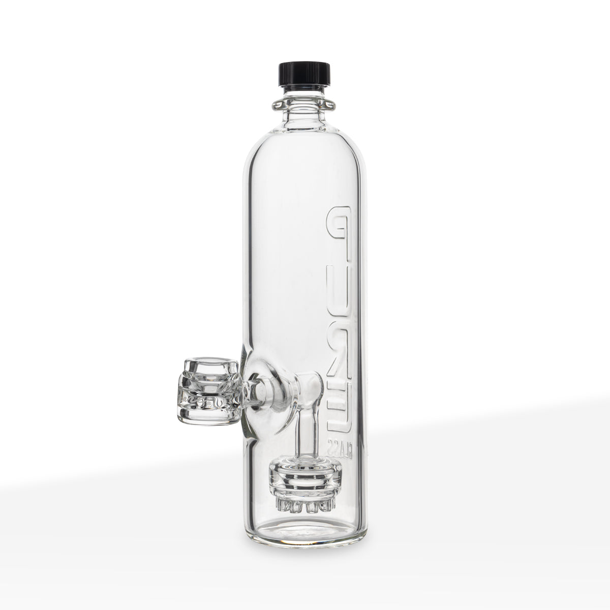 Pure Glass | Hydro Guard Bottle Water Pipe Mini Jellyfish Percolator | 9" - 14mm - Clear