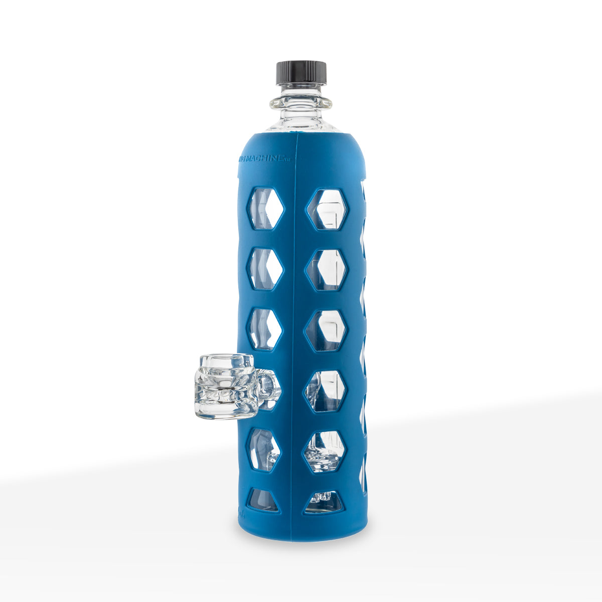 Pure Glass | Hydro Guard Bottle Water Pipe Mini Jellyfish Percolator | 9" - 14mm - Blue
