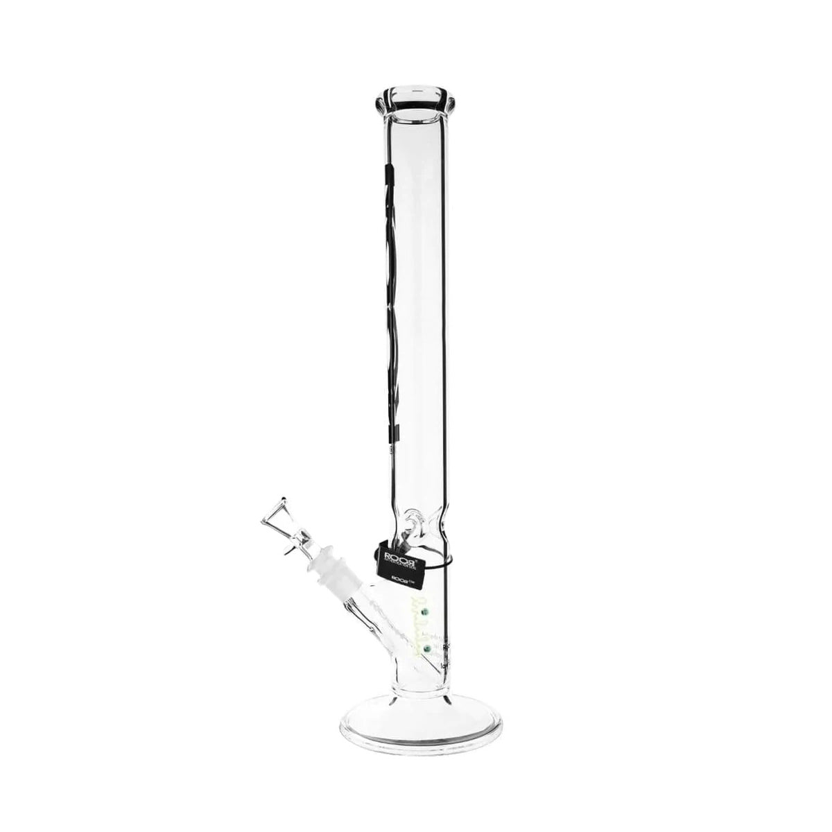 RooR® | Classic Straight Water Pipe | 18" - 14mm - Black Logo