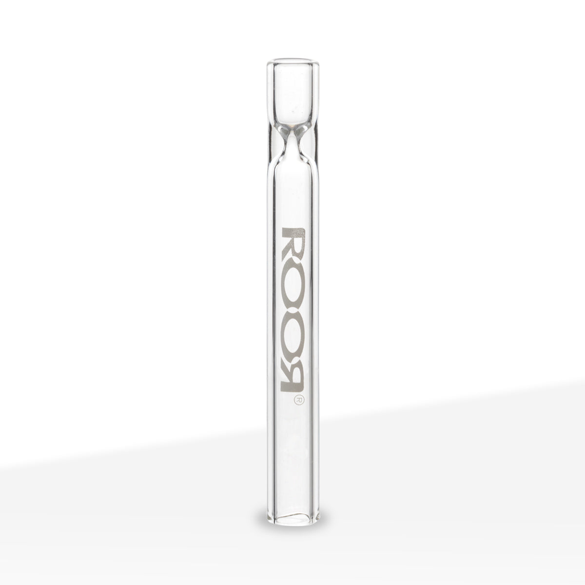 ROOR® | Taster Chillums + Display Case | 4" - Glass - 100 Count