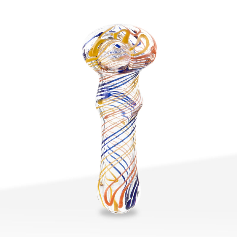 Candy Cane Swirl Spoon Hand Pipe (2 – 3 inches)