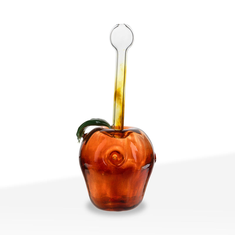 Novelty | Apple Hand Pipe | 5" - Glass - Red