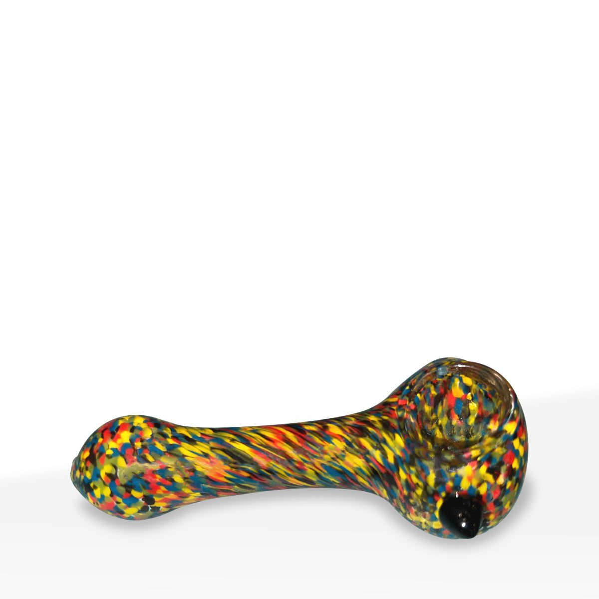 Hand Pipe | Marbled Frit Hand Pipe | 5" - Glass - Assorted Colors