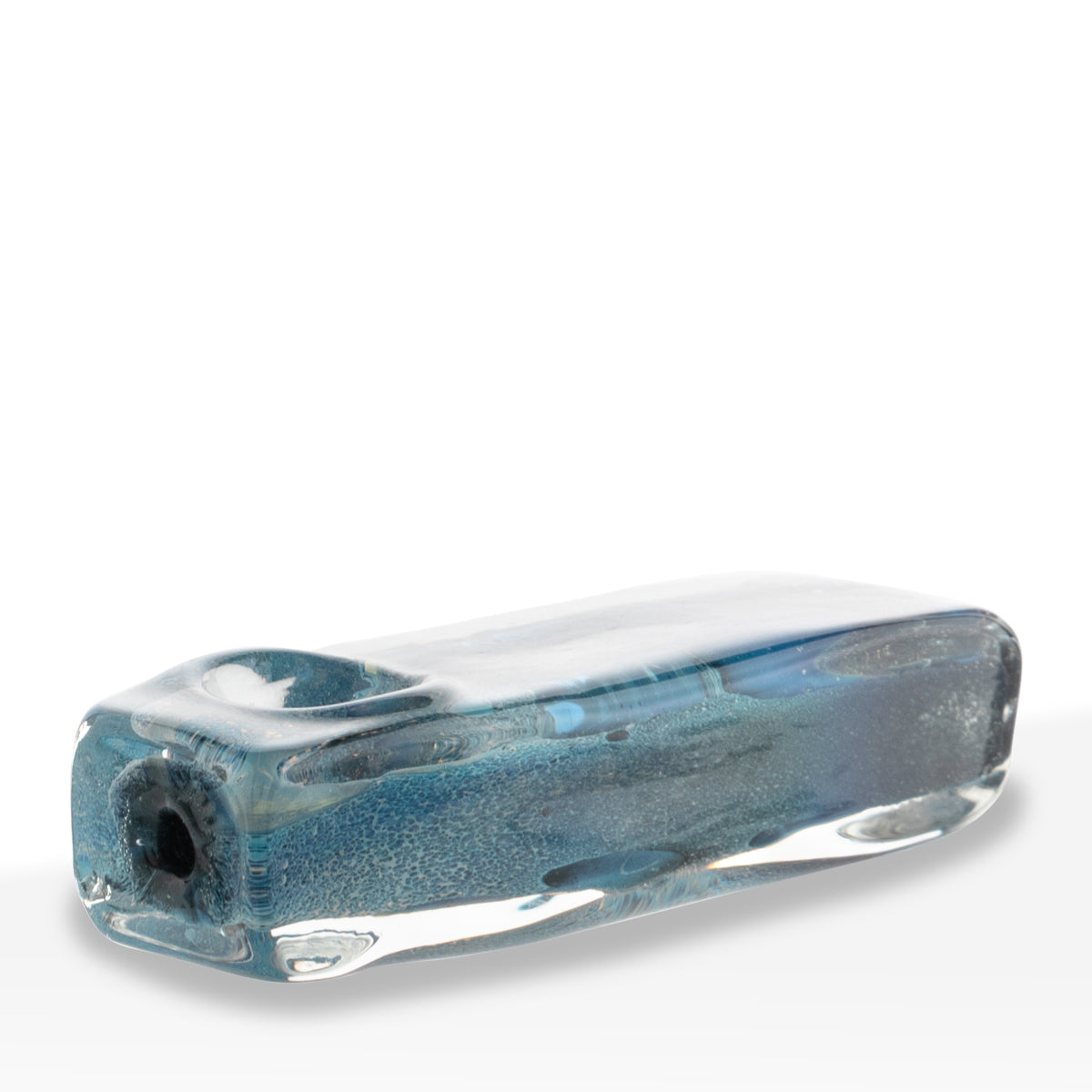 Hand Pipe | Brick Glass Hand Pipe | 3" - Glass - Assorted Colors