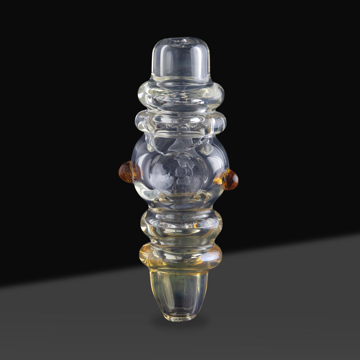 Hand Pipe | Fume Steamroller w/ Marias | 4" - Glass