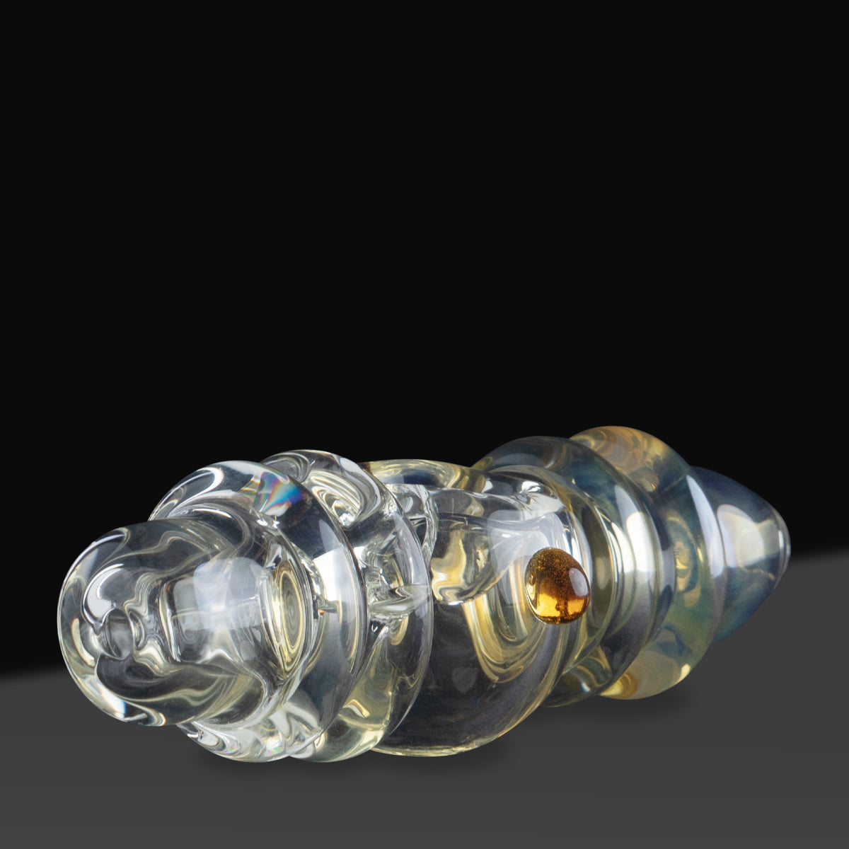 Hand Pipe | Fume Steamroller w/ Marias | 4" - Glass