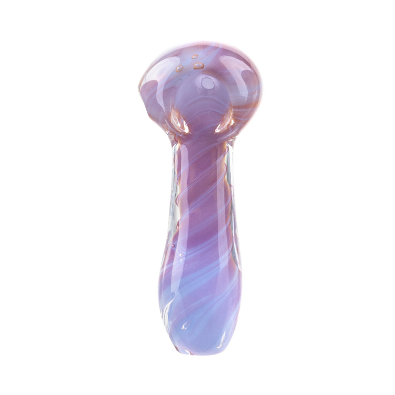 Hand Pipe | Classic Glass Spoon Slyme Swirl Hand Pipe | 3.5" - Glass - Various Packs