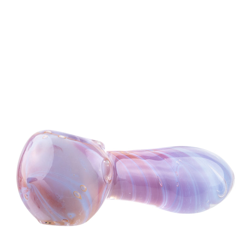 Hand Pipe | Classic Glass Spoon Slyme Swirl Hand Pipe | 3.5" - Glass - Various Packs