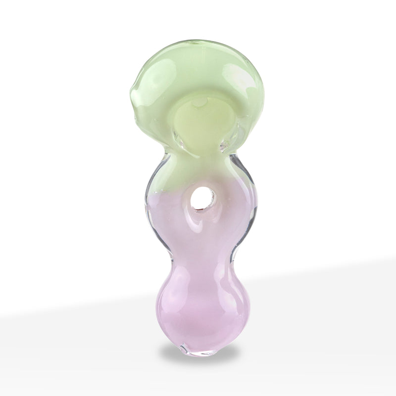 Hand Pipe | Slyme Donut Style Hand Pipe | 3.5" - Glass - 3 Count