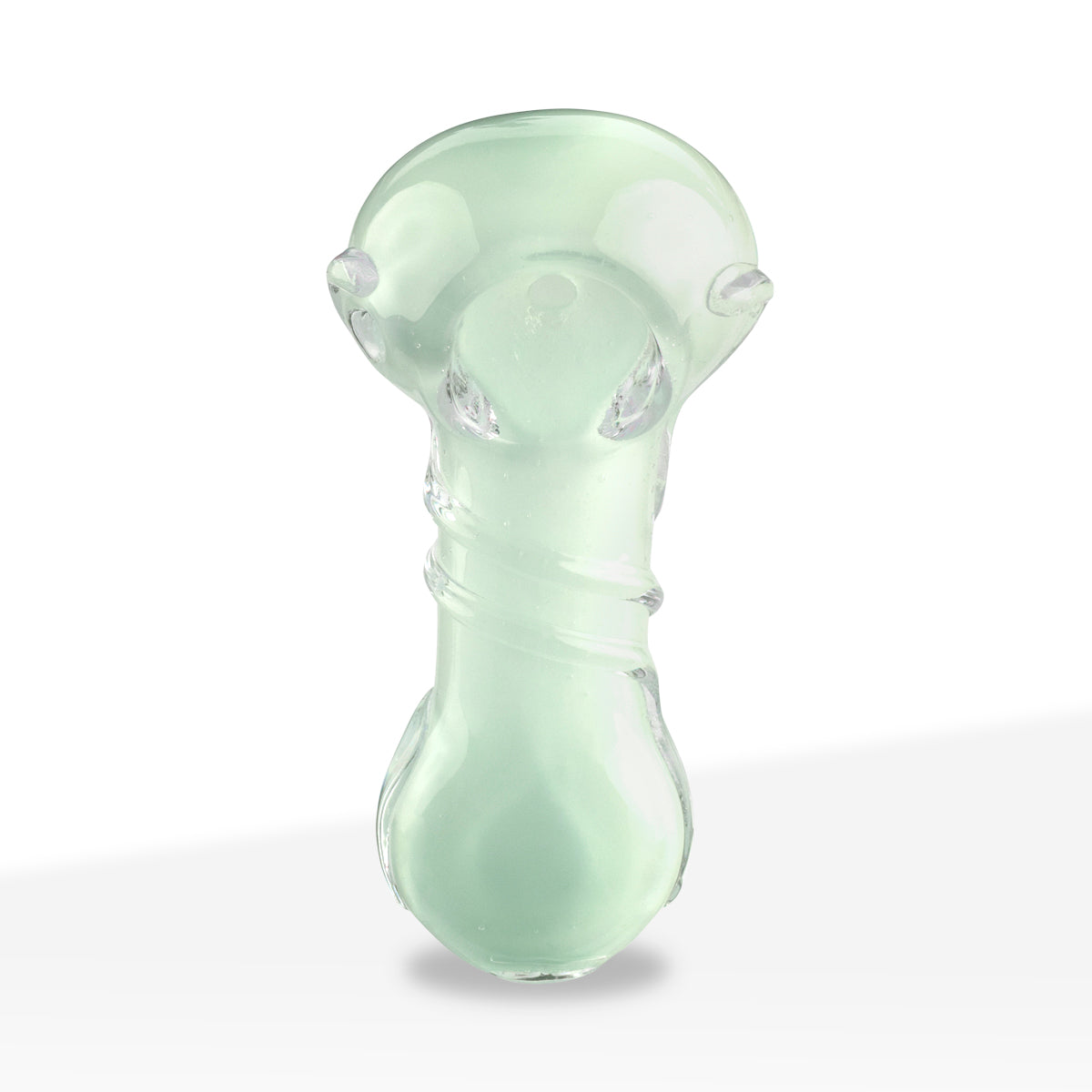 Hand Pipe | Classic Glass Spoon Slyme Swirl Hand Pipe | 3.5" - Glass - 3 Pack