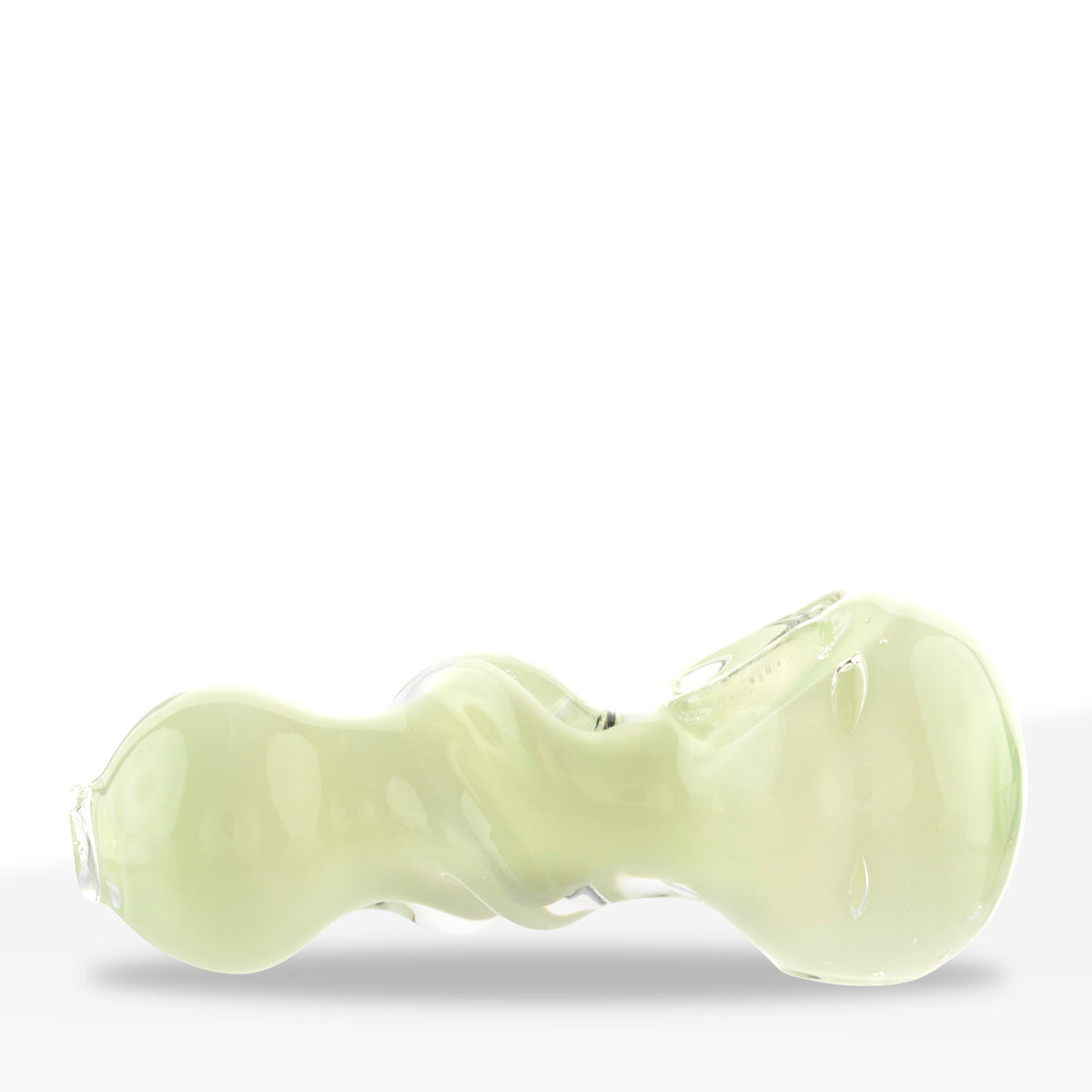 Hand Pipe | Classic Glass Spoon Solid Slyme Hand Pipe | 3.5" - Glass - 6 Count