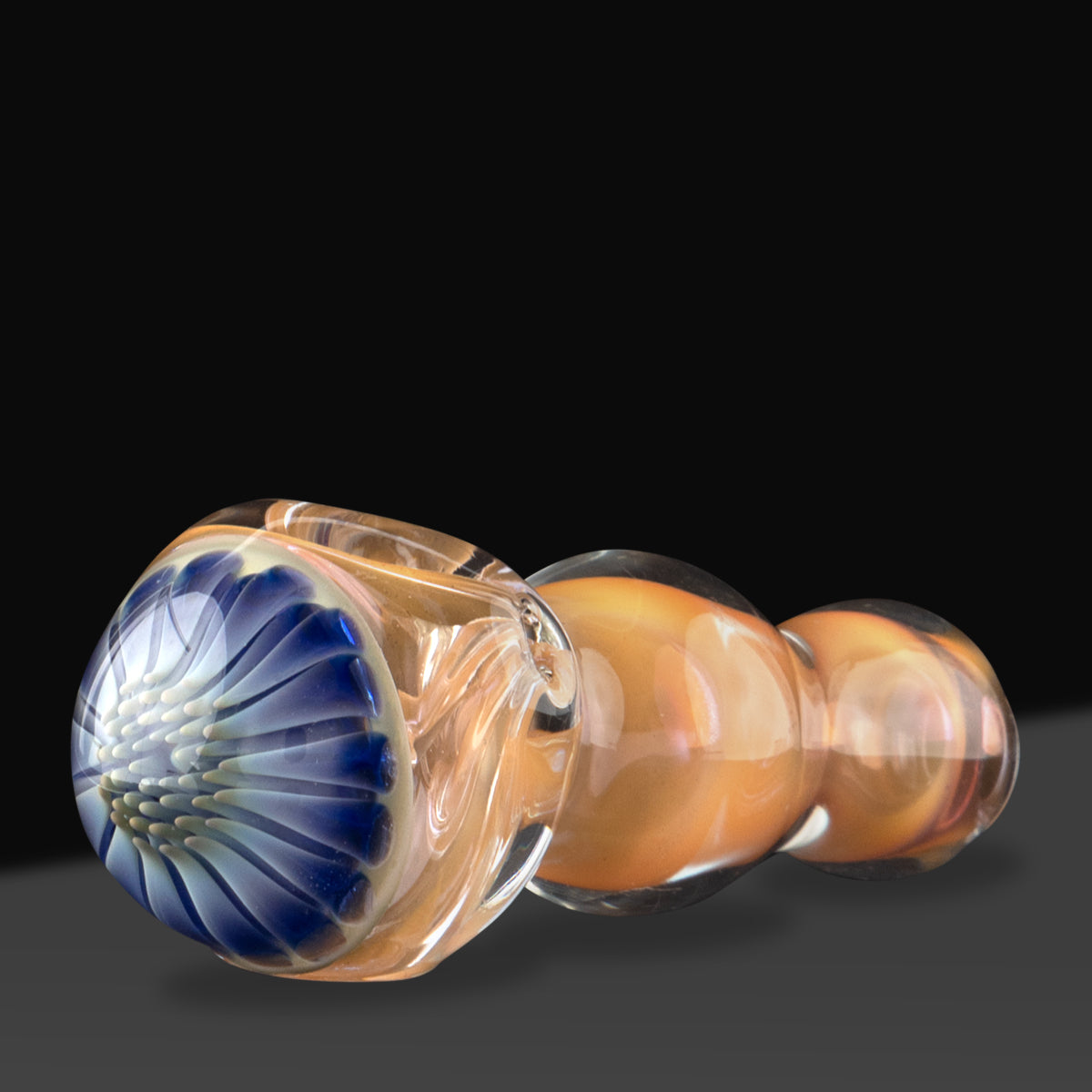 Hand Pipe | Brick Glass Fumed Comb Design Hand Pipe | 3.5" - Glass - 3 Count