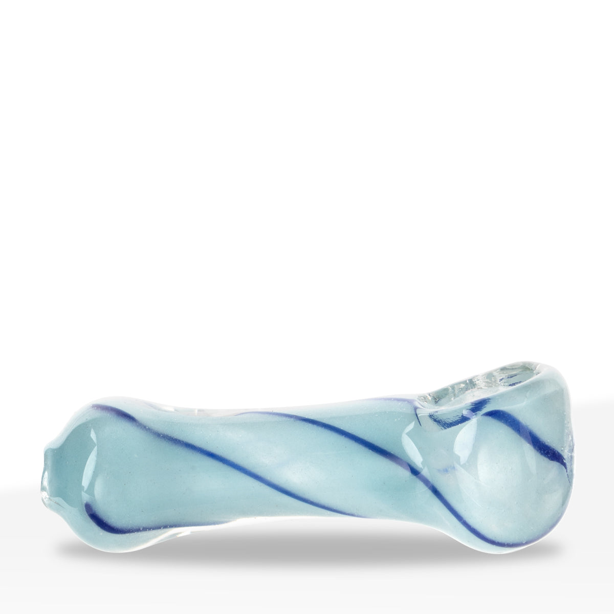 Hand Pipe | Assorted Frit Glass Hand Pipes |  2-3" - Glass - 10 Count