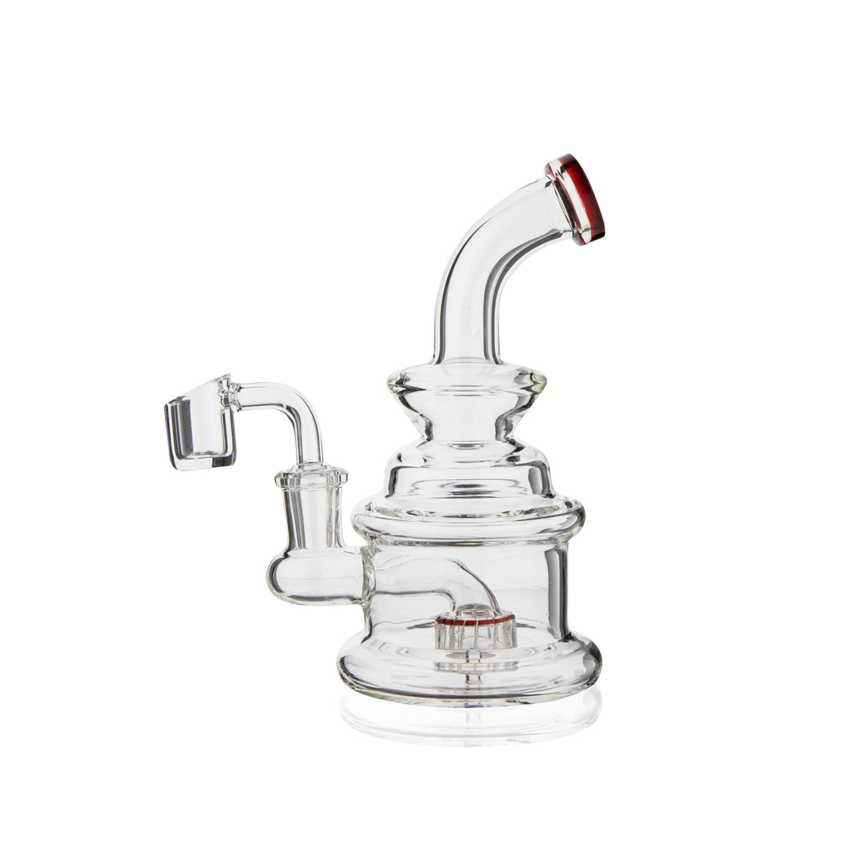 Dab Rig | Compact Glass Rig | 6" - 14mm - Various Colors