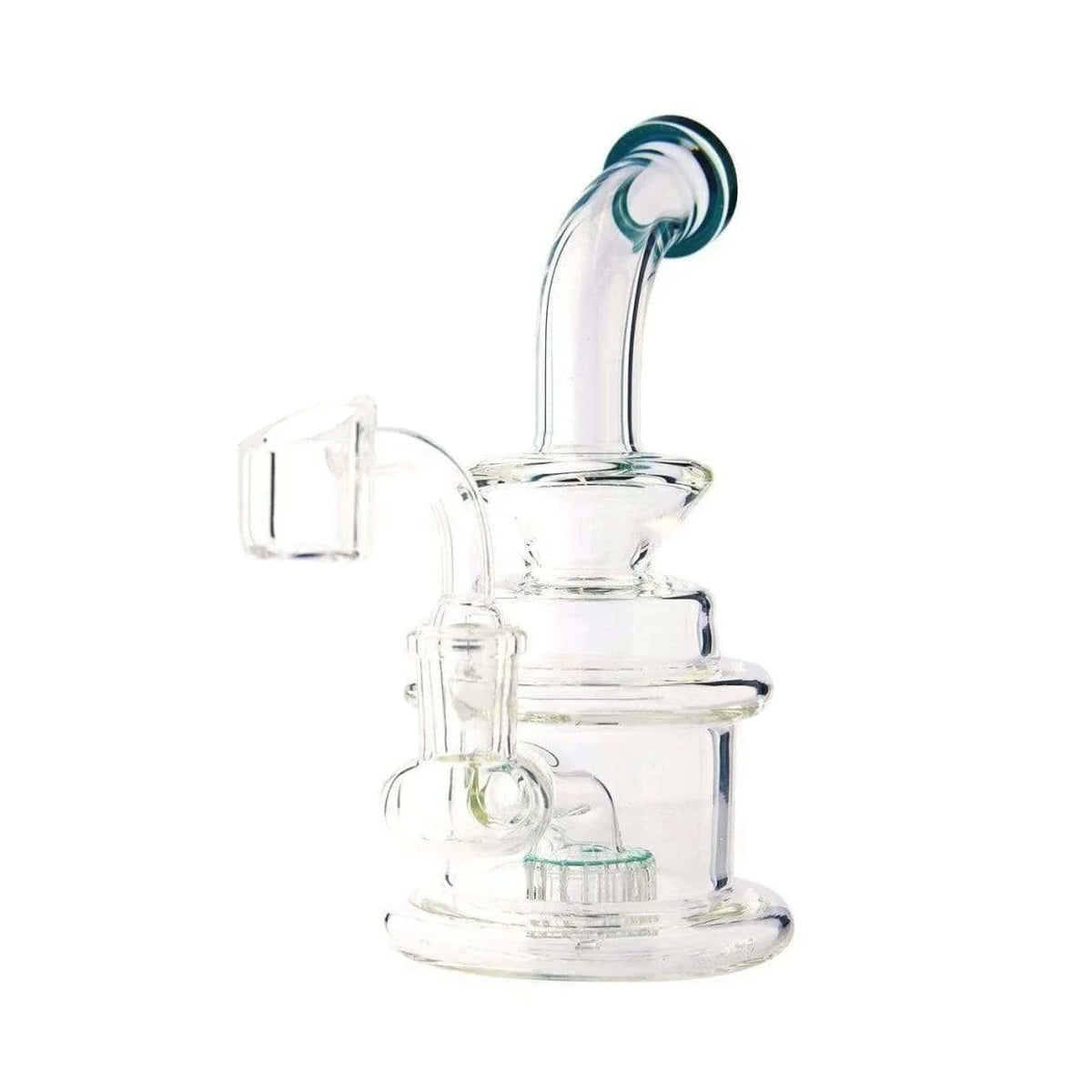 Dab Rig | Compact Glass Rig | 6" - 14mm - Various Colors