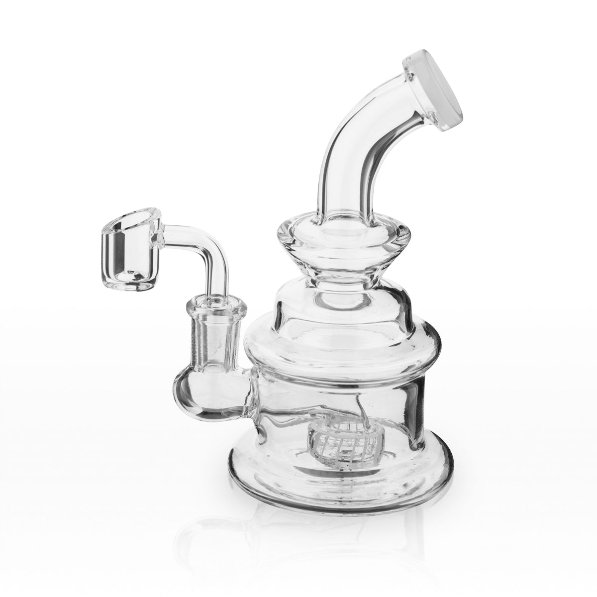 Dab Rig | Compact Glass Rig | 6" - 14mm - Various Colors