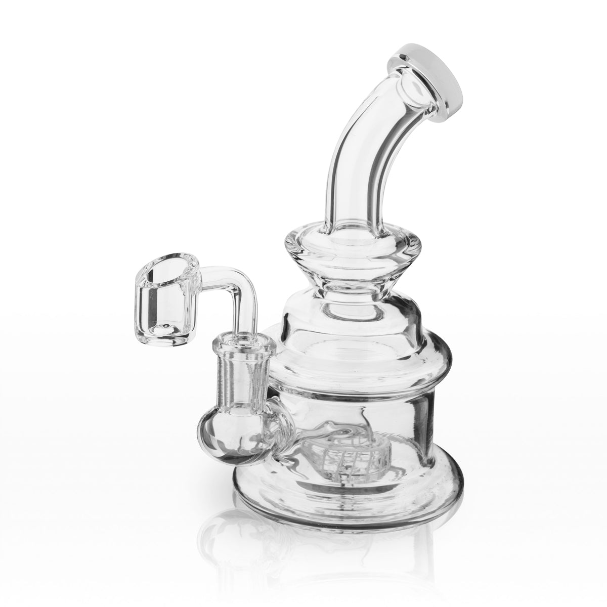 Dab Rig | Compact Glass Rig | 6" - 14mm - Various Colors