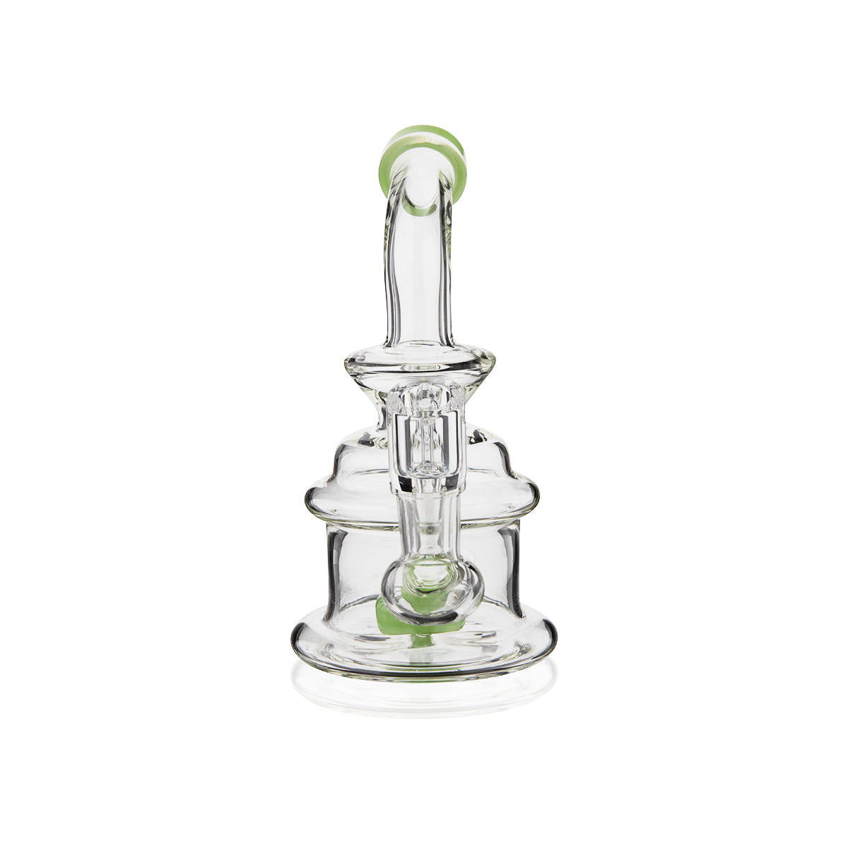 Dab Rig | Compact Glass Rig | 6" - 14mm - Various Colors