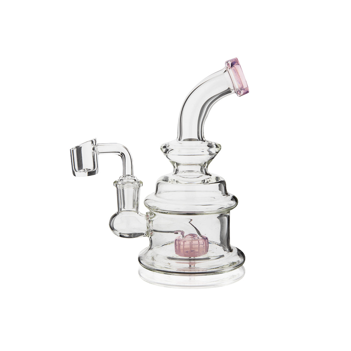 Dab Rig | Compact Glass Rig | 6" - 14mm - Various Colors